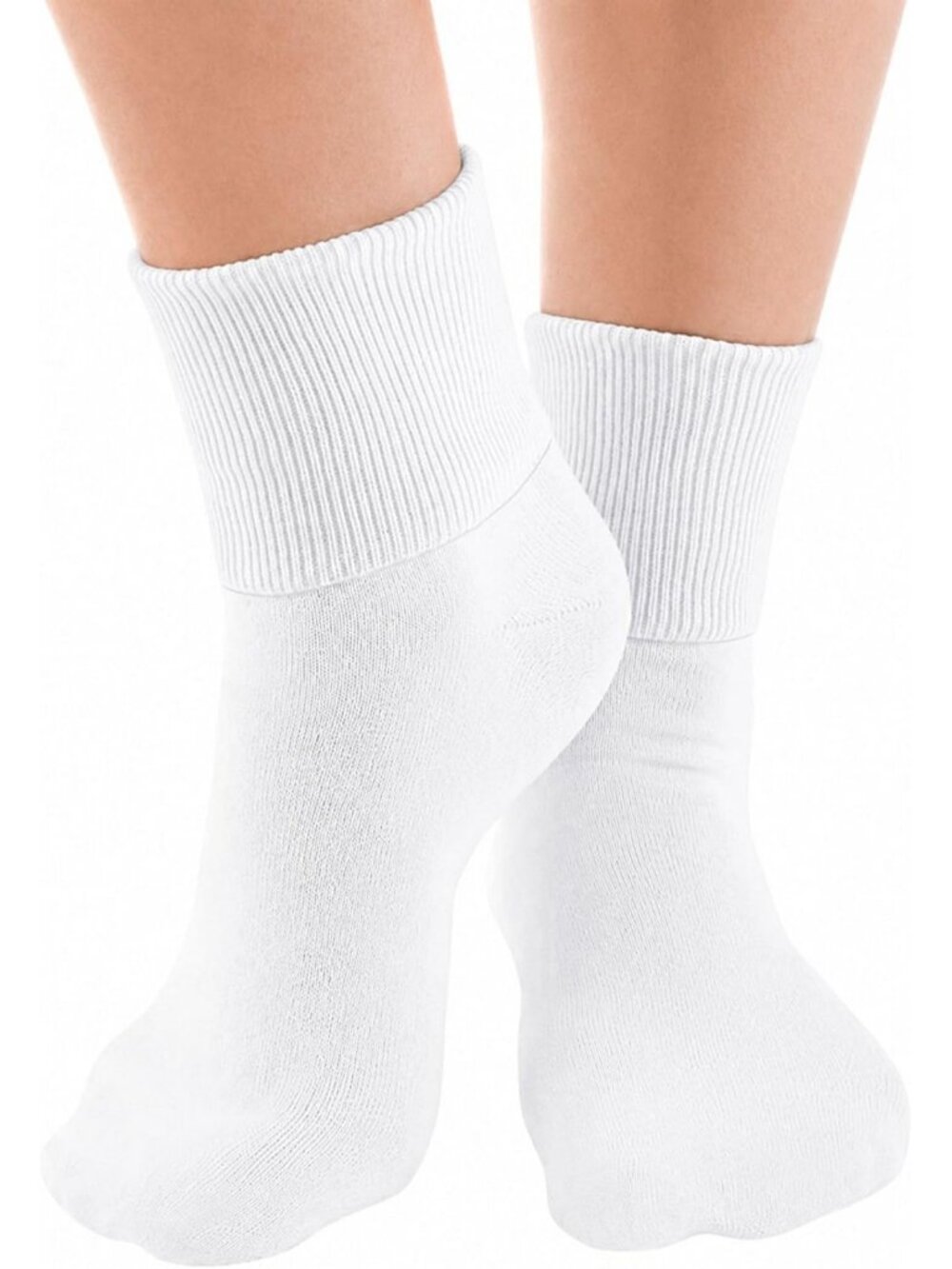 Soft 100% Cotton Socks - Set of 6 Pairs, Comfortable & Breathable Footwear